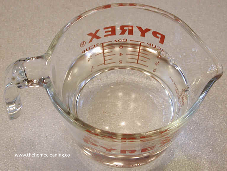 a pint of white vinegar goes a long way....